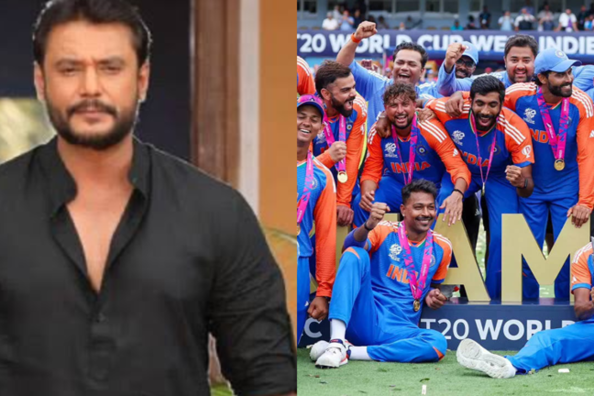 Netizens have discovered a humorous connection between Darshan Thoogudeepa's arrests and India's cricket success.